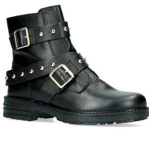 Kurt Geiger STINGER Leather Ankle Moto Boots US 7 (EU 37)
